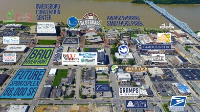 300 Frederica St, Owensboro, KY - Aerial  map view