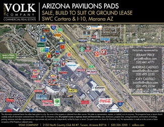 Plus de détails pour SWC N Cortaro Rd & I-10, Tucson, AZ - Commerce de détail à louer