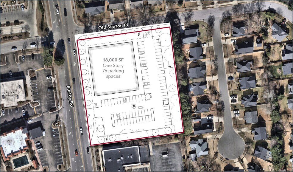 7601 Purfoy Rd, Fuquay Varina, NC for sale - Site Plan - Image 2 of 13