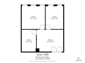 5901 W Century Blvd, Los Angeles, CA à louer Plan d’étage- Image 1 de 1