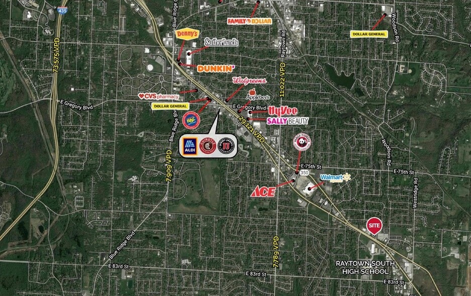 11318 E 350 Hwy, Kansas City, MO à louer - Aérien - Image 2 de 2