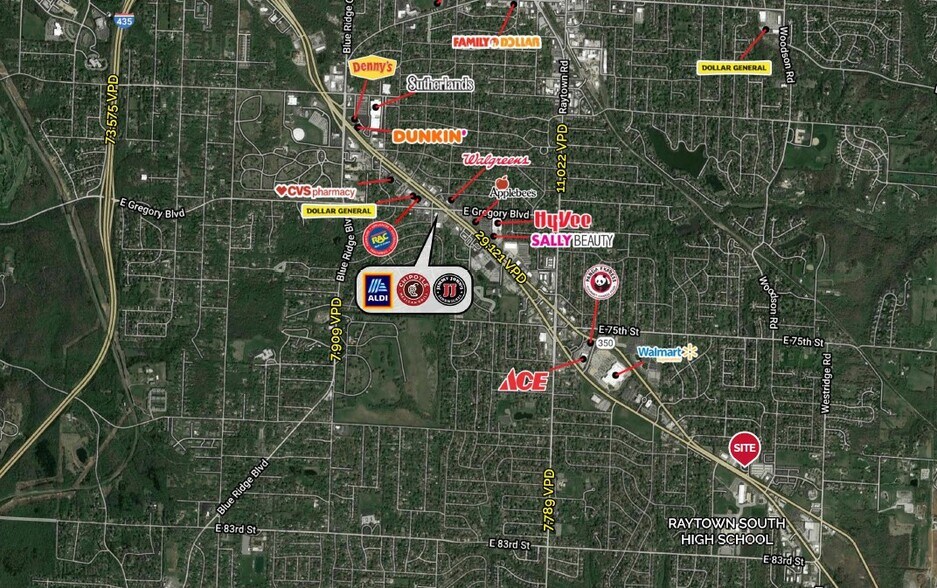 11318 E 350 Hwy, Kansas City, MO à louer - Aérien - Image 2 de 2