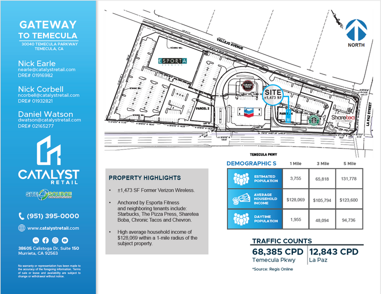 30040 Temecula Pky, Temecula, CA à louer - Plan de site - Image 3 de 5