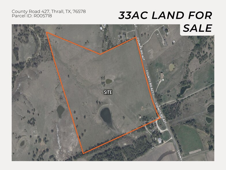 County Road 427 Thrall TX 76578, Thorndale, TX for sale - Primary Photo - Image 1 of 6
