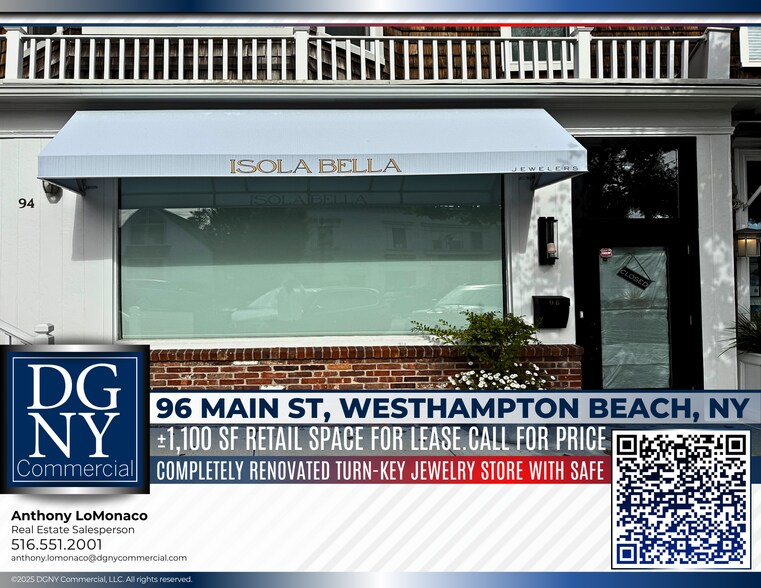 96 Main St, Westhampton Beach, NY for lease - Building Photo - Image 1 of 13