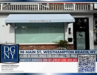 Plus de détails pour 96 Main St, Westhampton Beach, NY - Commerce de détail à louer