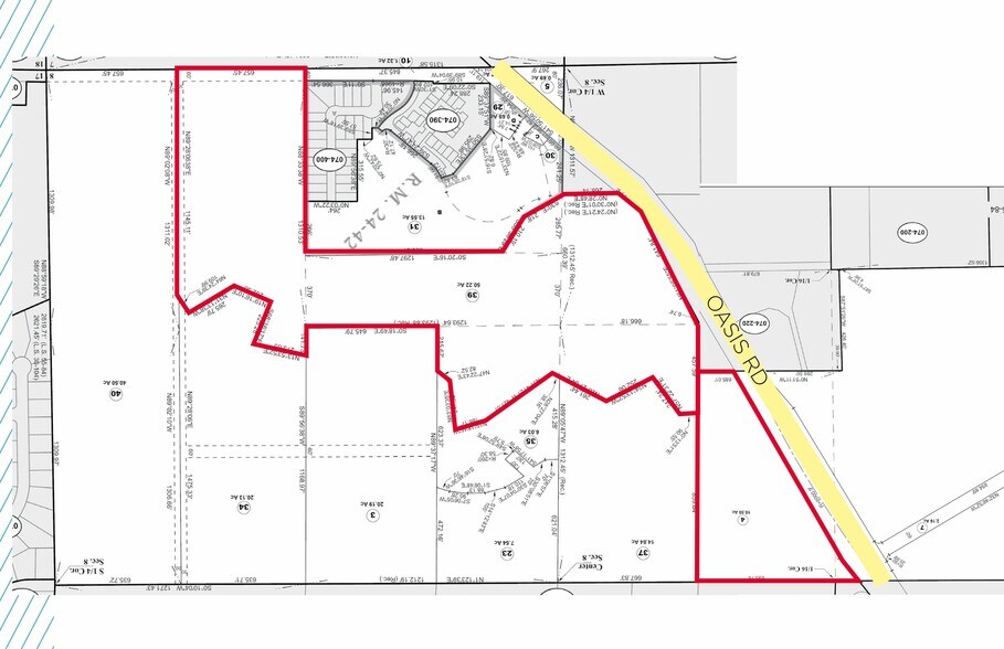 Oasis Road & Gold Hill Drive, Redding, CA à vendre - Plan cadastral - Image 2 de 2