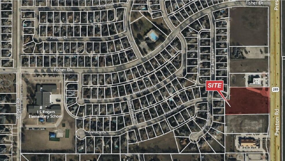 Preston Rd, Frisco, TX for sale - Aerial - Image 2 of 5