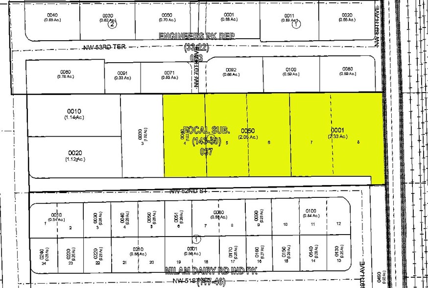 7501-7521 NW 52nd St, Miami, FL for lease - Plat Map - Image 2 of 32