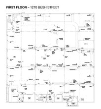 1270 Bush St, San Francisco, CA for lease Floor Plan- Image 1 of 9