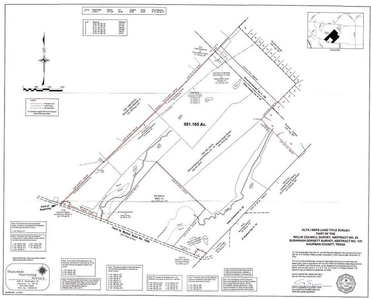 FM 1836 Rd, Kaufman, TX à vendre - Plan cadastral - Image 2 de 3