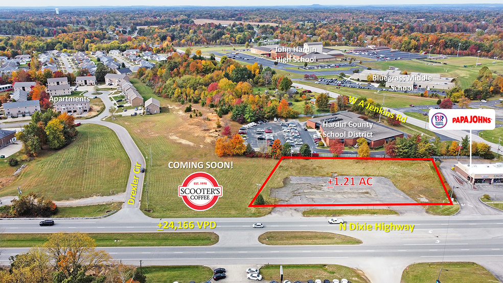 4897 N Dixie Hwy, Elizabethtown, KY à vendre - Aérien - Image 3 de 7