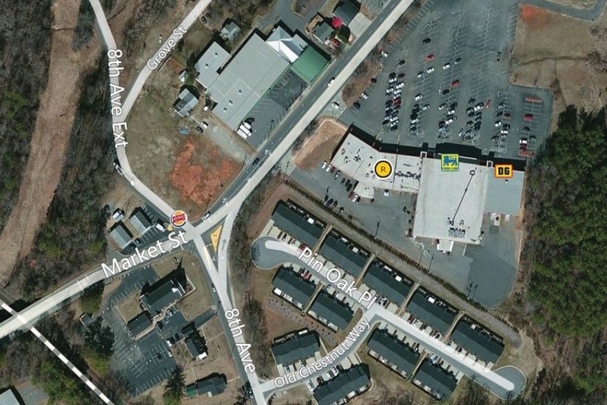 225 Market St, Cramerton, NC for lease - Aerial - Image 3 of 12