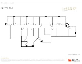 1646 N California Blvd, Walnut Creek, CA à louer Plan d’étage- Image 2 de 2