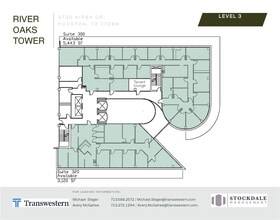 3730 Kirby Dr, Houston, TX à louer Plan d’étage- Image 1 de 1