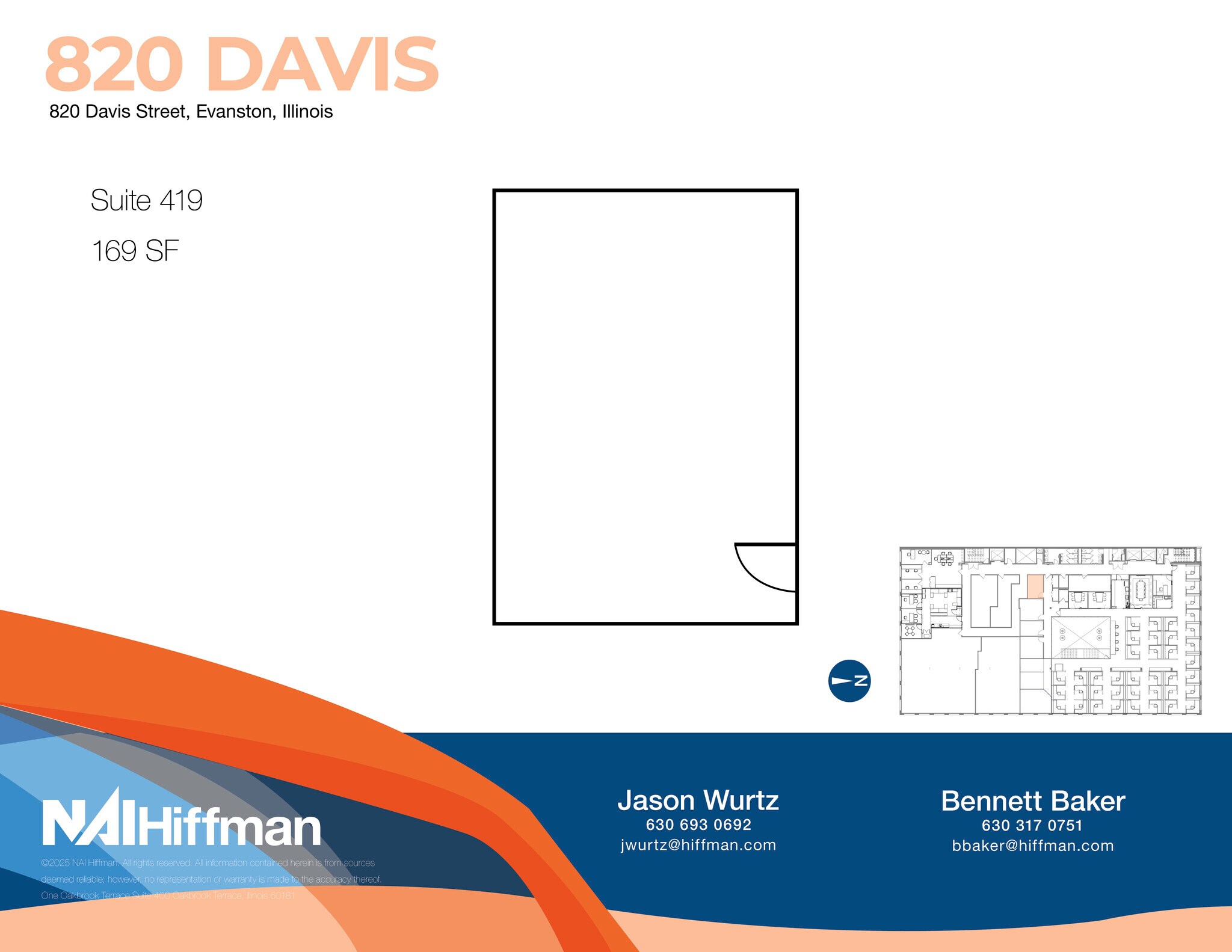 820 Davis St, Evanston, IL for lease Floor Plan- Image 1 of 1