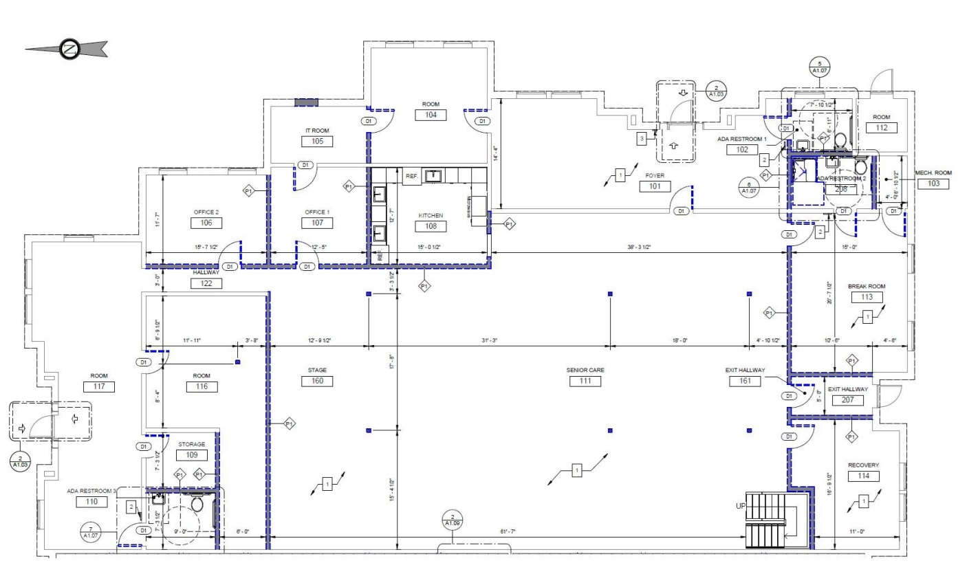 800 N Plano Rd, Richardson, TX à louer Plan d’étage- Image 1 de 1