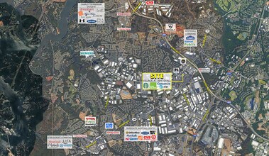 8943 S Tryon St, Charlotte, NC - AERIAL  map view
