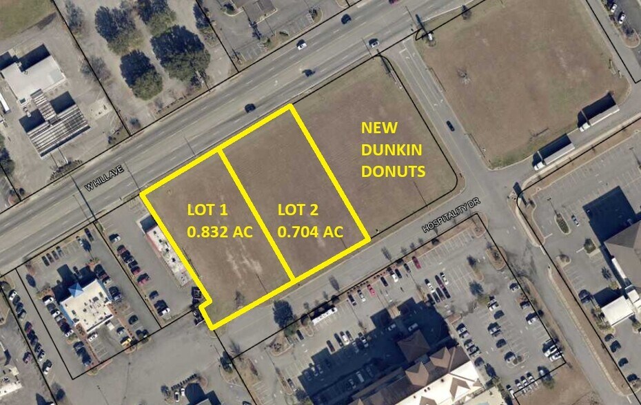 1815-1817 W Hill Ave, Valdosta, GA à vendre - Aérien - Image 2 de 5