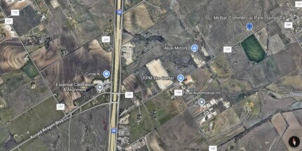 105 McBar Dr, Jarrell, TX - AERIAL  map view