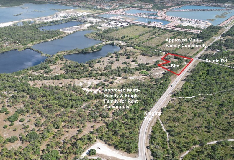 Knights Trail & Rustic Road, Nokomis, FL à vendre - Aérien - Image 3 de 4