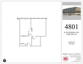 4801 W Peterson Ave, Chicago, IL for lease Site Plan- Image 1 of 1