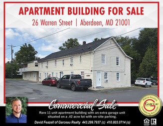More details for 26 Warren St, Aberdeen, MD - Multifamily for Sale
