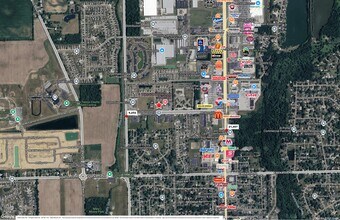 400 Green Meadow Dr, Greenfield, IN - Aérien  Vue de la carte