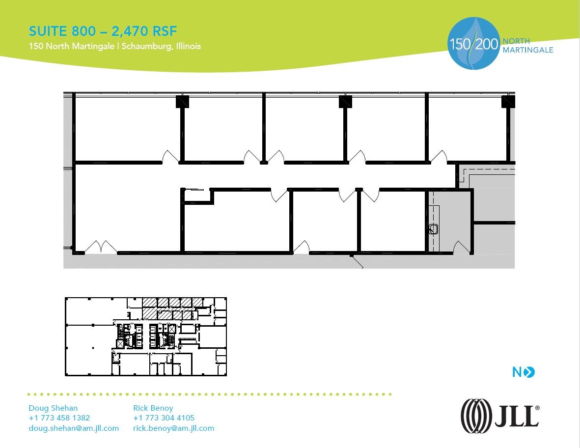 150 N Martingale Rd, Schaumburg, IL à louer Plan d  tage- Image 1 de 1