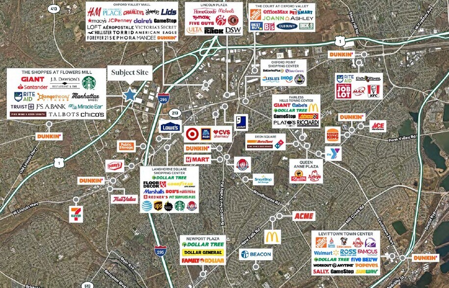 Rt 1 & Rt 213, Langhorne, PA à louer - Photo du bâtiment - Image 2 de 4