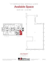 1717 Deerfield Rd, Deerfield, IL for lease Floor Plan- Image 1 of 2