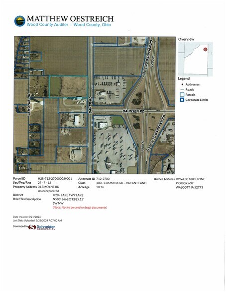 I-280 and Bahnsen Rd, Perrysburg, OH à vendre - Photo du bâtiment - Image 1 de 6