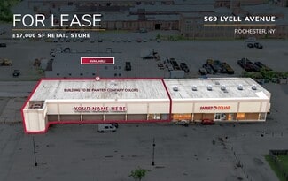 Plus de détails pour 569 Lyell Ave, Rochester, NY - Commerce de détail à louer