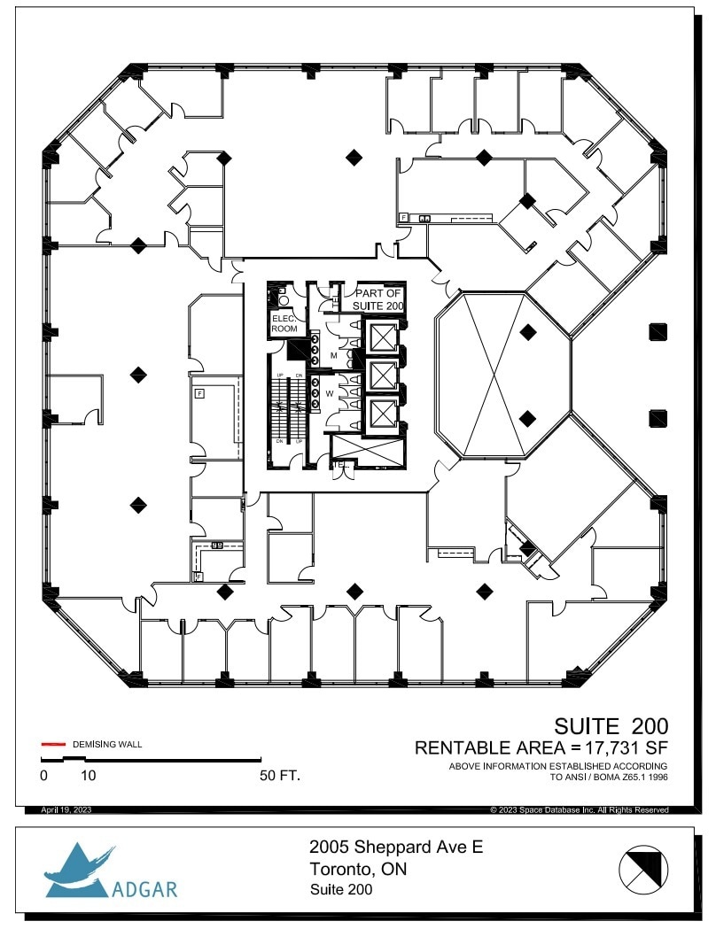 2005 Sheppard Ave E, Toronto, ON for lease Floor Plan- Image 1 of 1