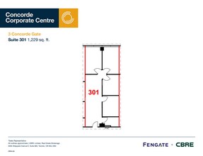 3 Concorde Gate, Toronto, ON for lease Floor Plan- Image 1 of 1