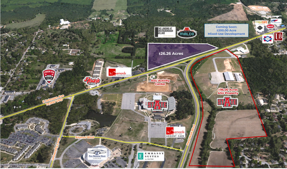 2692-3006 E Johnson Ave, Jonesboro, AR à louer - Photo du bâtiment - Image 1 de 1