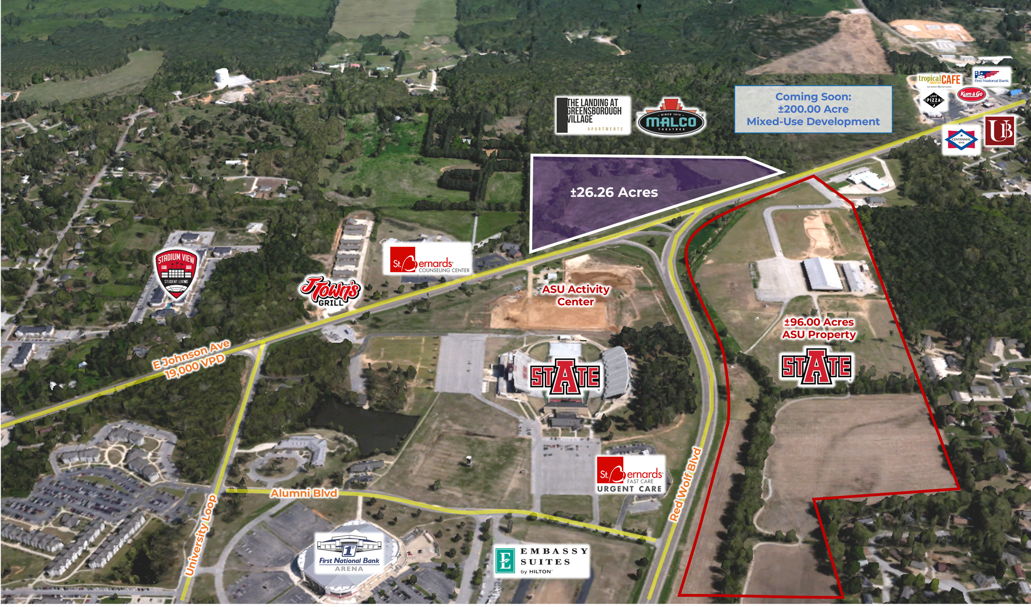 2692-3006 E Johnson Ave, Jonesboro, AR à louer Photo du bâtiment- Image 1 de 2