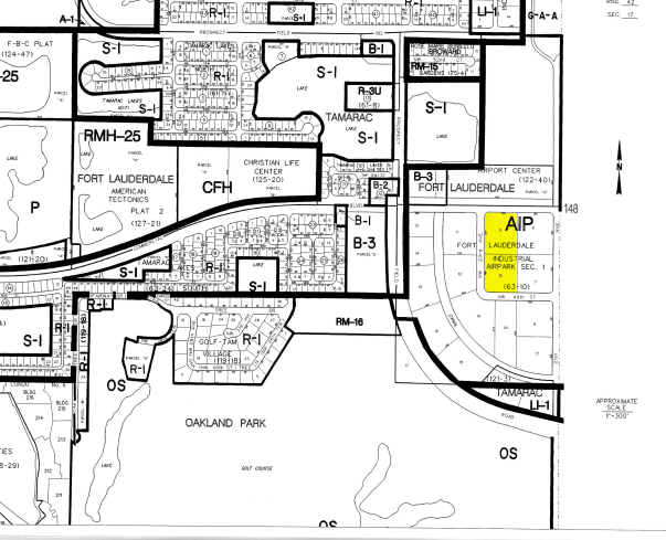 2200 W Commercial Blvd, Fort Lauderdale, FL for lease - Plat Map - Image 2 of 2