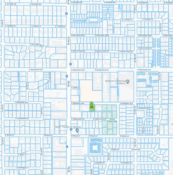733 E Marlette Ave, Phoenix, AZ à vendre - Plan cadastral - Image 2 de 2