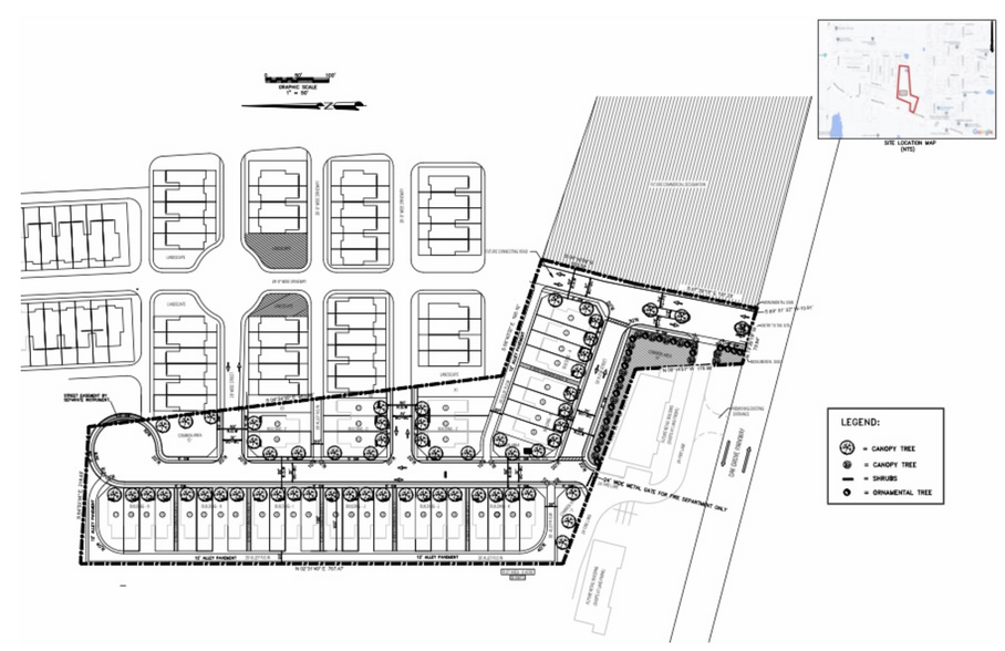 1911-1913 Oak Grove Pky, Little Elm, TX à vendre - Plan de site - Image 2 de 4