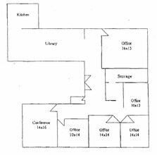 2344 Tulare St, Fresno, CA à louer Plan d’étage- Image 1 de 1
