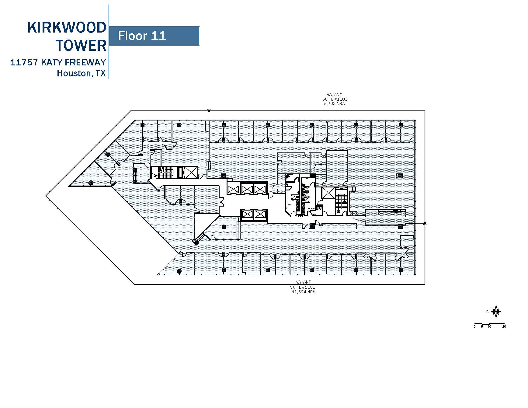 11757 Katy Fwy, Houston, TX à louer Plan d’étage- Image 1 de 2