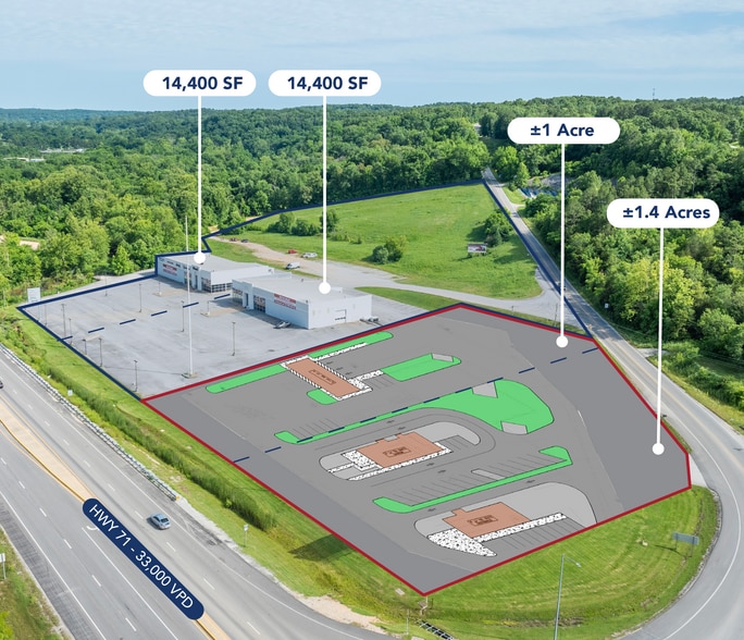 90-94 Hwy 00 Jane, Missouri portfolio of 3 properties for sale on LoopNet.ca - Building Photo - Image 2 of 9