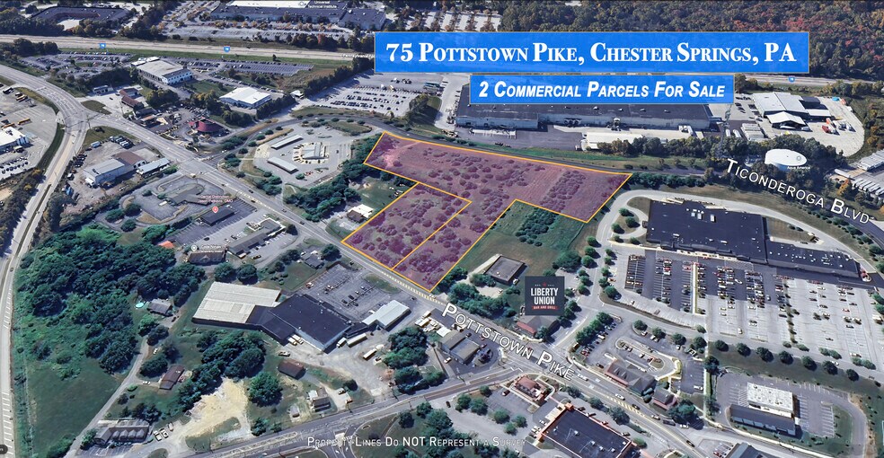 75 Pottstown Pike, Chester Springs, PA à vendre - Photo du bâtiment - Image 2 de 8