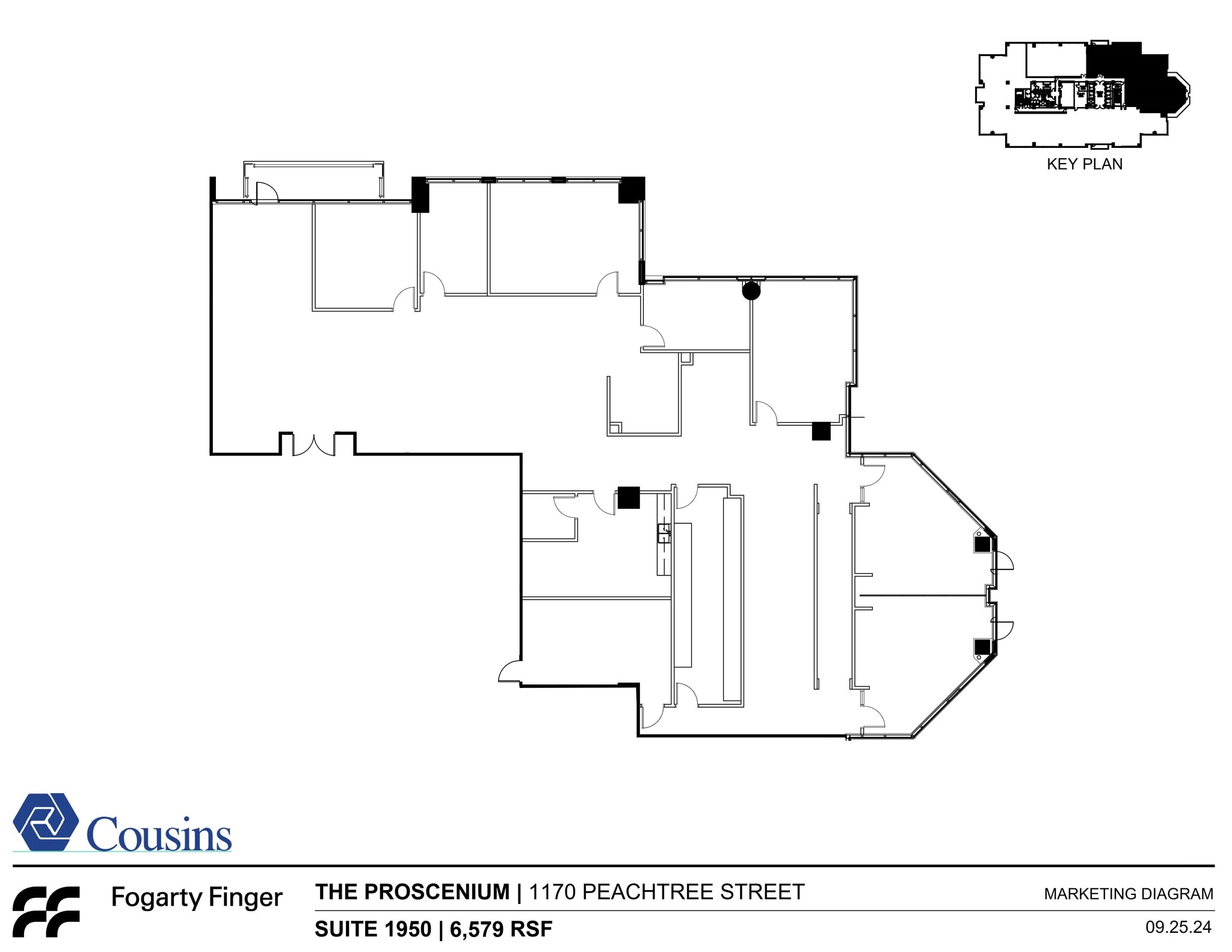 1170 Peachtree St, Atlanta, GA for lease Site Plan- Image 1 of 2