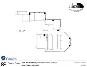 1170 Peachtree St, Atlanta, GA for lease Site Plan- Image 1 of 2