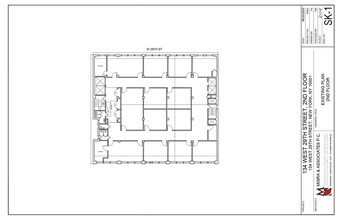 134 W 29th St, New York, NY à louer Plan d  tage- Image 2 de 13