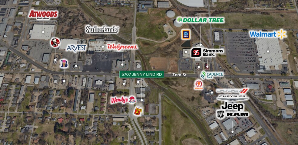 5707-5719 Jenny Lind Rd, Fort Smith, AR à vendre - Photo du bâtiment - Image 2 de 27