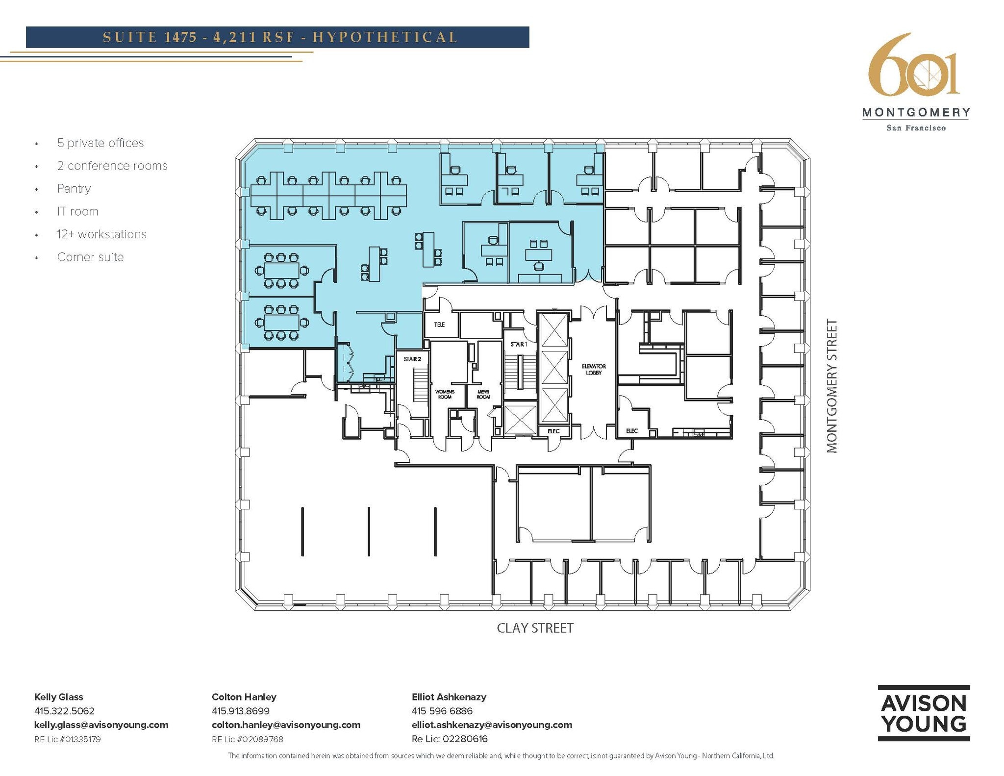 601 Montgomery St, San Francisco, CA for lease Floor Plan- Image 1 of 2