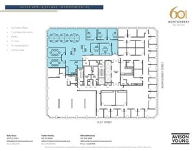 601 Montgomery St, San Francisco, CA for lease Floor Plan- Image 1 of 2